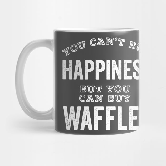 Waffle Lover Gift You Can't Buy Happiness But You Can Buy Waffles by HuntTreasures
